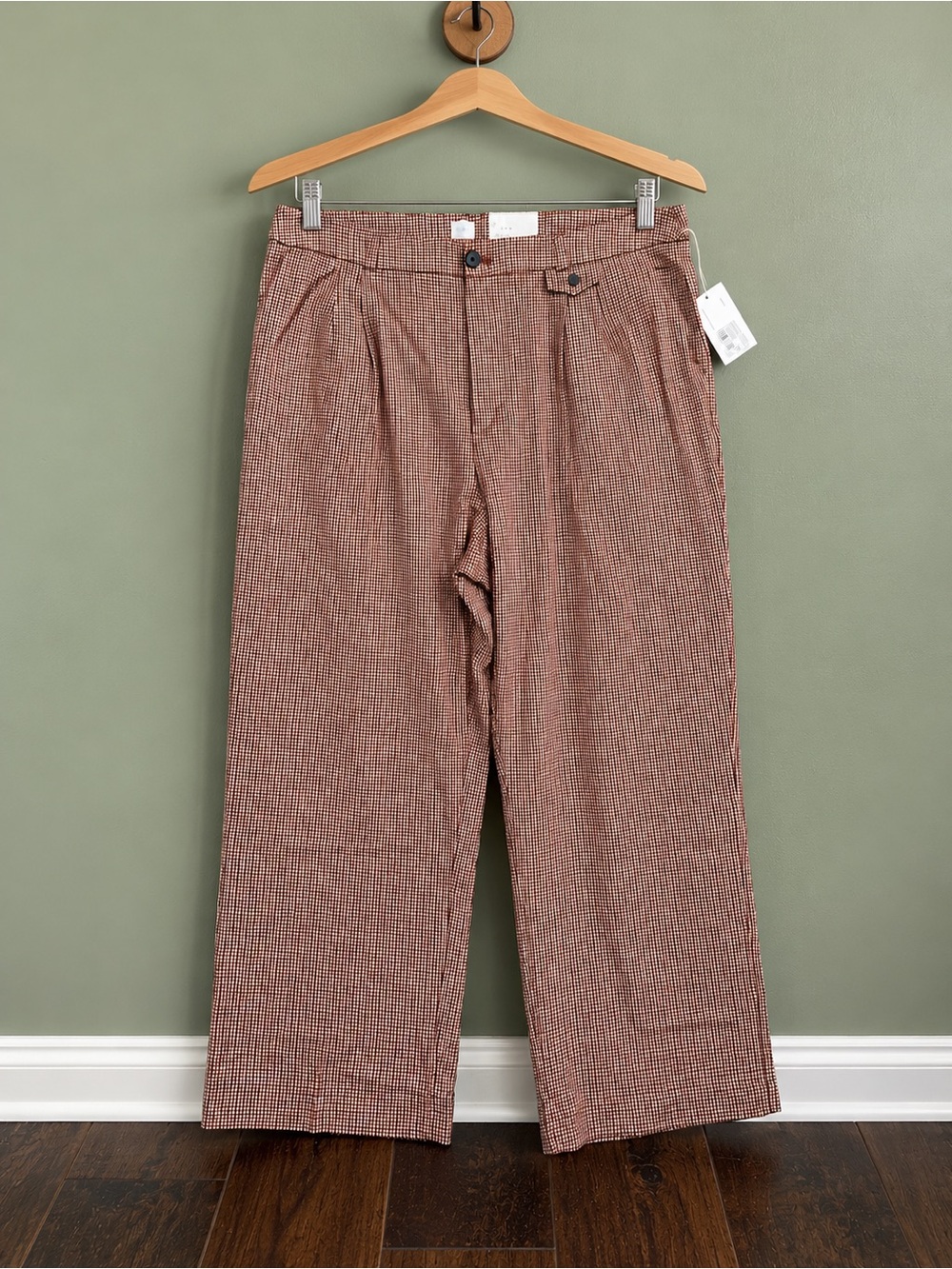 A New Day High - Rise Wide Leg Plaid Pants | Size 24 R | NWT